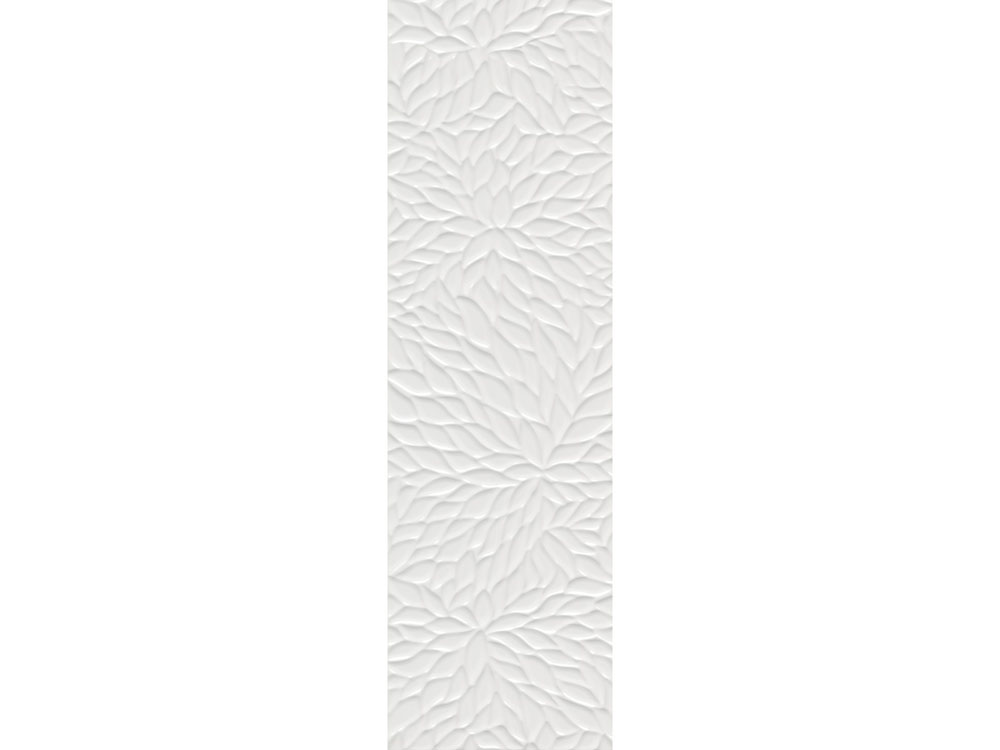 Çanakkale Seramik Rp-6954R Shiro Flower Beyaz Parlak Rektifiyeli X 33x110 R Hemen Al