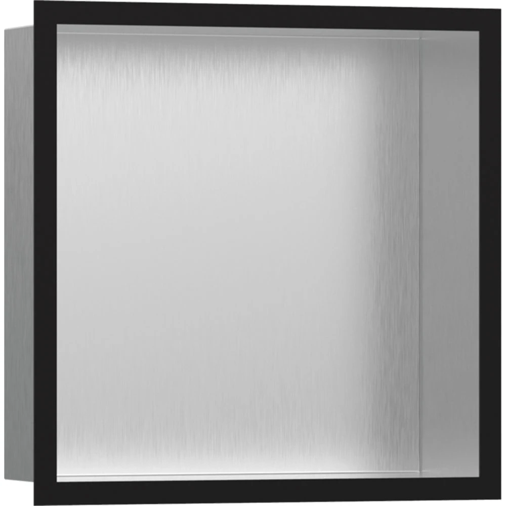 Hansgrohe XtraStoris Individual 30x30x10 Cm Satin Siyah Çerçeveli Paslanmaz Çelik Duvar Nişi Hemen Al