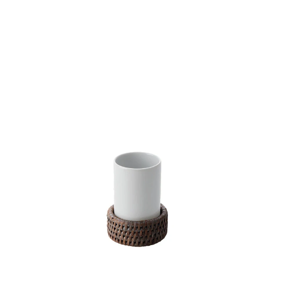 Decor Walther Basket Porselen-Kahve Tezgah Üstü Diş Fırçalık Hemen Al
