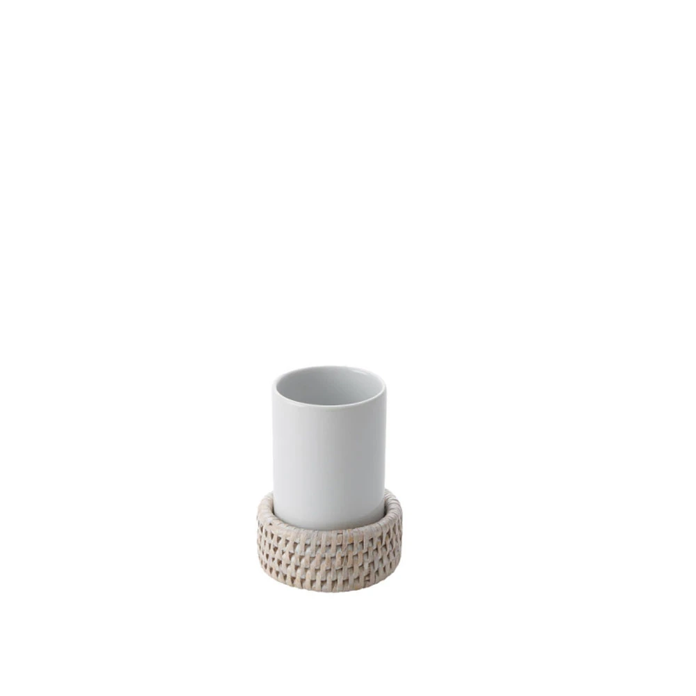 Decor Walther Basket Porselen-Beyaz Tezgah Üstü Diş Fırçalık Hemen Al
