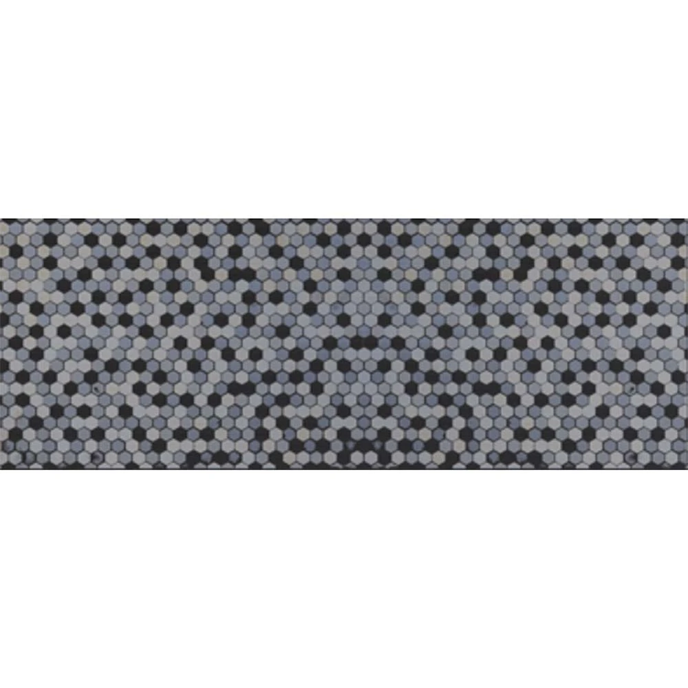 Çanakkale Seramik Cam-6004 R Flatlıne Siyah Geometrik Dekor Rektefiyeli (It) 33x90 R Hemen Al