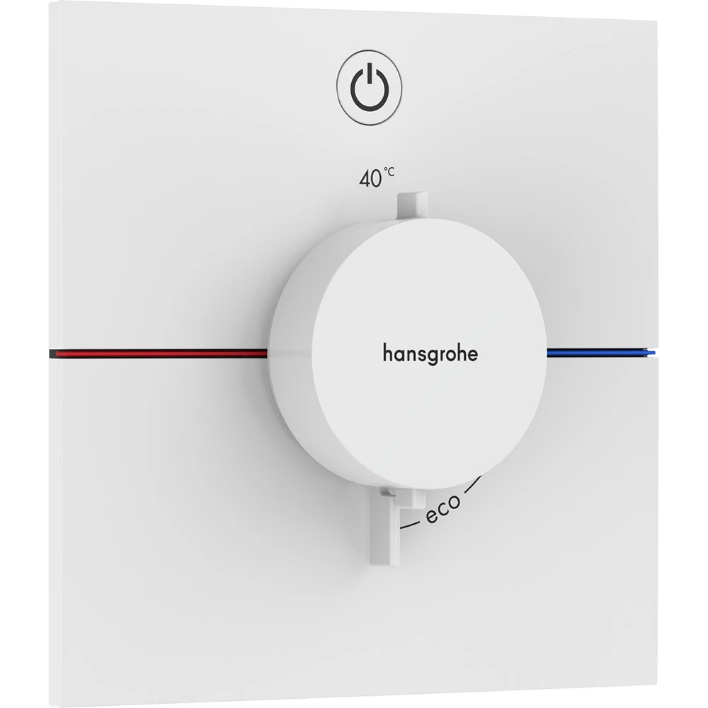 Hansgrohe ShowerSelect Comfort E Satin Beyaz 1 Çıkış İçin Ankastre Termostatik Banyo Bataryası 15571700 Hemen Al