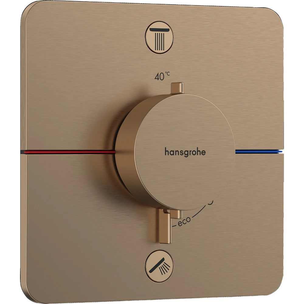 Hansgrohe ShowerSelect Comfort Q Mat Bronz 2 Çıkış İçin Ankastre Termostatik Banyo Bataryası 15583140 Hemen Al