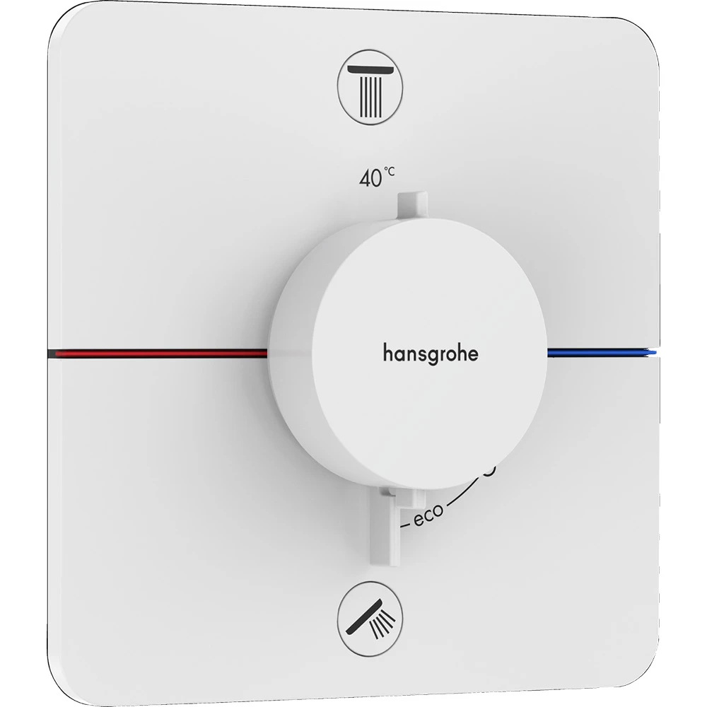 Hansgrohe ShowerSelect Comfort Q Satin Beyaz Ankastre Termostatik Banyo Bataryası 15586700 Hemen Al