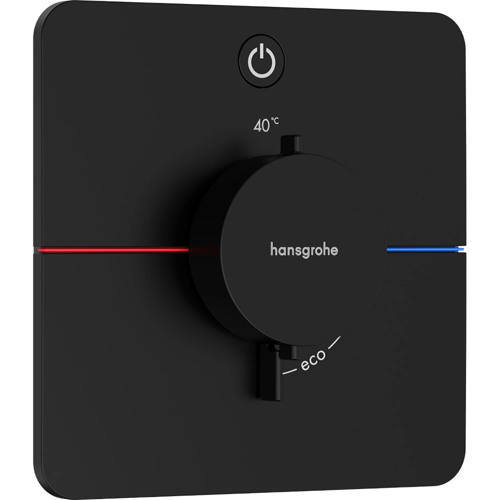 Hansgrohe ShowerSelect Comfort Q Satin Siyah 1 Çıkış İçin Ankastre Termostatik Banyo Bataryası 15581670 Hemen Al