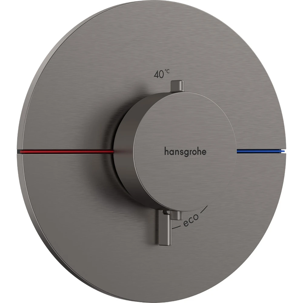 Hansgrohe ShowerSelect Comfort S Mat Siyah Krom Ankastre Termostatik Banyo Bataryası 15559340 Hemen Al