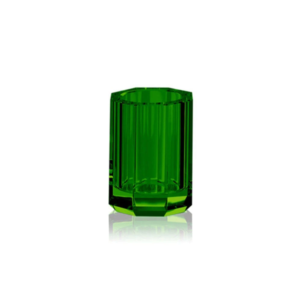 Decor Walther Kristall Yeşil Tezgah Üstü Diş Fırçalık Hemen Al