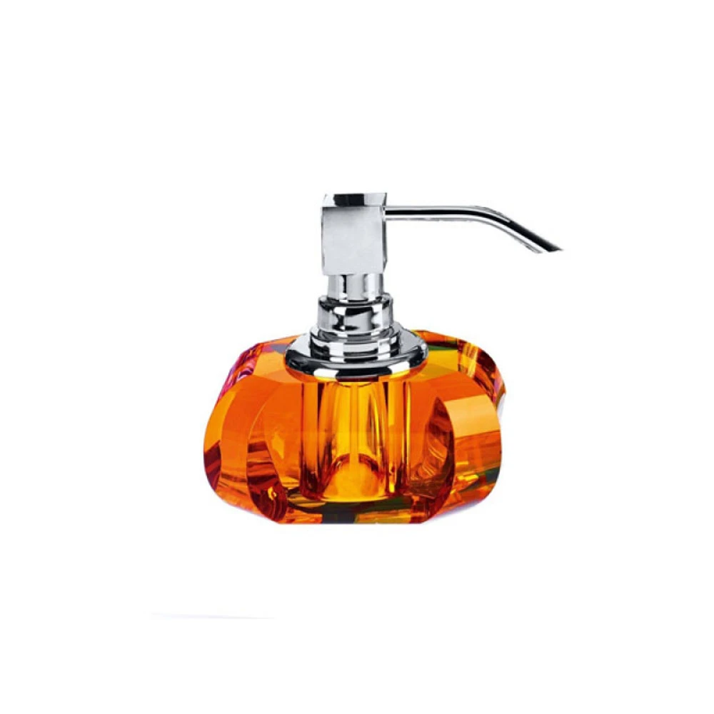 Decor Walther Kristall Krom-Amber Tezgah Üstü Sıvı Sabunluk Hemen Al