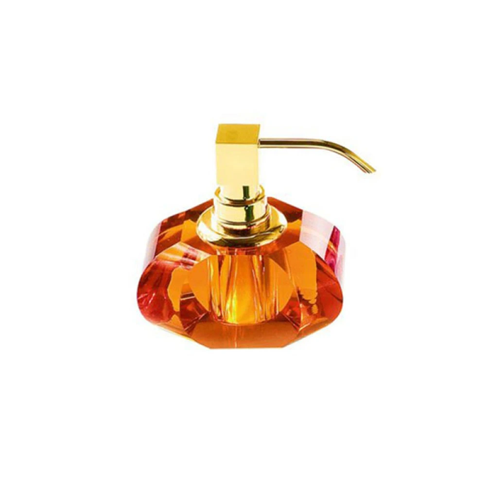 Decor Walther Kristall Altın-Amber Tezgah Üstü Sıvı Sabunluk Hemen Al
