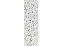 Çanakkale Seramik Dek-6049R Shiro Flower Beyaz Platin Mat Dekor Rektifiyeli X 33x110 R Hemen Al