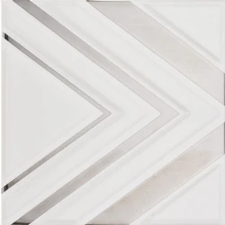 Çanakkale Seramik Fa-1003 Vanity Beyaz Platin Dekor 20x20 Hemen Al