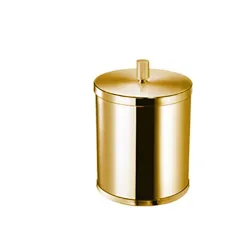 Windisch Cylinder Kapaklı Altın Çöp Kovası Hemen Al