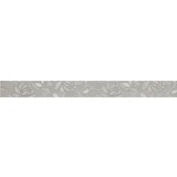 Çanakkale Seramik Cam-6676 Glamour Floral Bordür Gri 6x60 Hemen Al