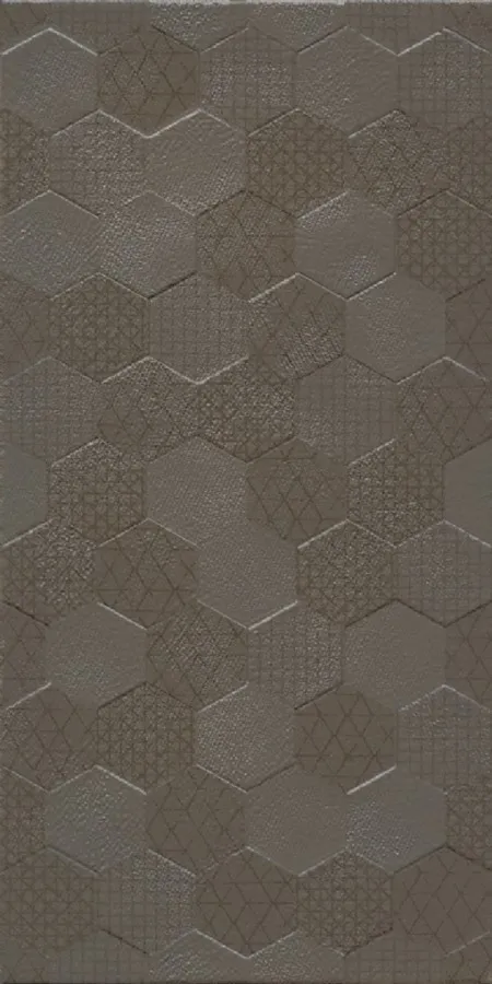 Çanakkale Seramik Rm-8203 Grafen Hexagon Kahve 30x60 Hemen Al