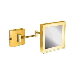 Windisch 3x Altın Büyüteçli Çift Kollu Led Gün Işıklı Ayna 99669-2/O 3XD Hemen Al