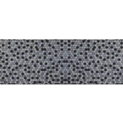 Çanakkale Seramik Cam-6004 R Flatlıne Siyah Geometrik Dekor Rektefiyeli (It) 33x90 R Hemen Al