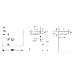 Geberit One 50x41 Cm Lavabo - 505.021.01.6 Hemen Al