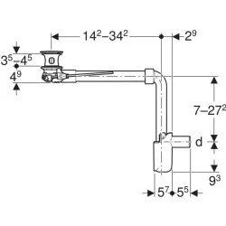 Geberit Yer Tasaruflu Lavabo Gideri - 152.072.21.1 Hemen Al