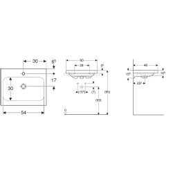 Geberit iCon Light 60x48 Cm Çanak Lavabo - 501.847.00.5 Hemen Al