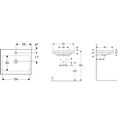 Geberit iCon Light 60x48 Cm Çanak Lavabo - 501.847.JT.1 Hemen Al