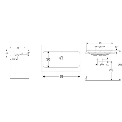 Geberit iCon Light 75x48 Cm Çanak Lavabo - 501.848.00.3 Hemen Al