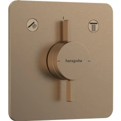 Hansgrohe DuoTurn Q 2 Çıkış İçin Mat Bronz Ankastre Banyo Bataryası 75414140 Hemen Al
