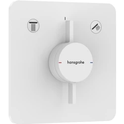 Hansgrohe DuoTurn Q 2 Çıkış İçin Satin Beyaz Ankastre Banyo Bataryası 75414700 Hemen Al