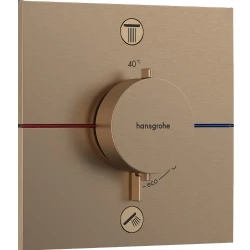 Hansgrohe ShowerSelect Comfort E Mat Bronz Ankastre Termostatik Banyo Bataryası 15578140 Hemen Al