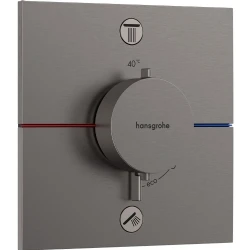 Hansgrohe ShowerSelect Comfort E Mat Siyah Krom Ankastre Termostatik Banyo Bataryası 15578340 Hemen Al