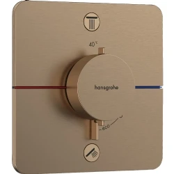 Hansgrohe ShowerSelect Comfort Q Mat Bronz 2 Çıkış İçin Ankastre Termostatik Banyo Bataryası 15583140 Hemen Al