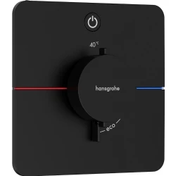 Hansgrohe ShowerSelect Comfort Q Satin Siyah 1 Çıkış İçin Ankastre Termostatik Banyo Bataryası 15581670 Hemen Al