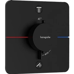 Hansgrohe ShowerSelect Comfort Q Satin Siyah 2 Çıkış İçin Ankastre Termostatik Banyo Bataryası 15583670 Hemen Al