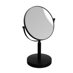 Omg 1-3x Tezgah Üstü Çift Yönlü Büyüteçli Mat Siyah Ayna
