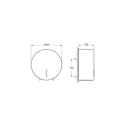 Vitra Arkitekta Paslanmaz Çelik Yuvarlak Tuvalet Kağıtlığı A44971 Hemen Al