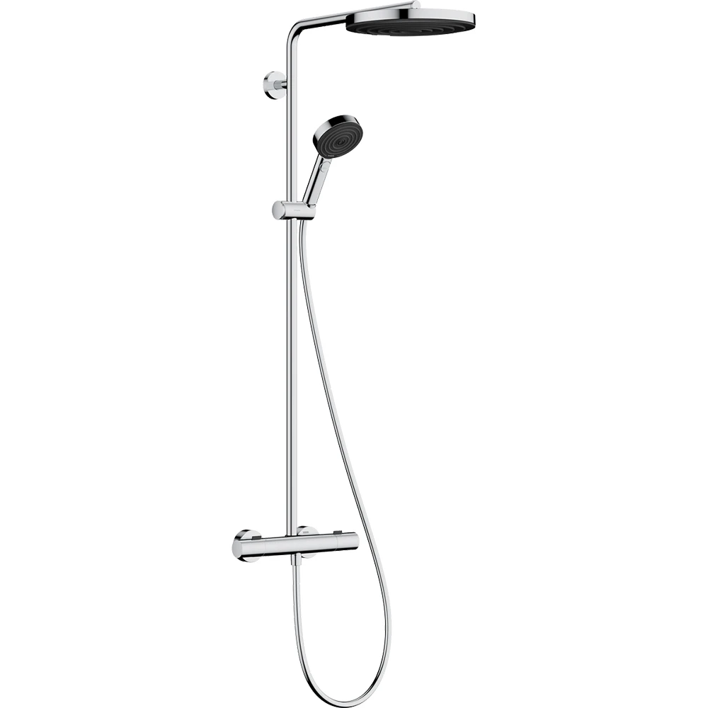 Hansgrohe Pulsify S Puro Showerpipe 260 1Jet EcoSmart Ecostat Fine ve El Duşu - 24237000 Hemen Al