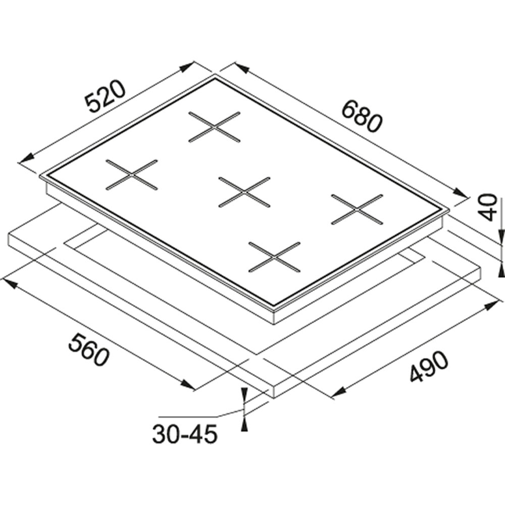 Franke Smart Linear Square FHNS 705 4G TC WH C Beyaz Cam Ocak Hemen Al