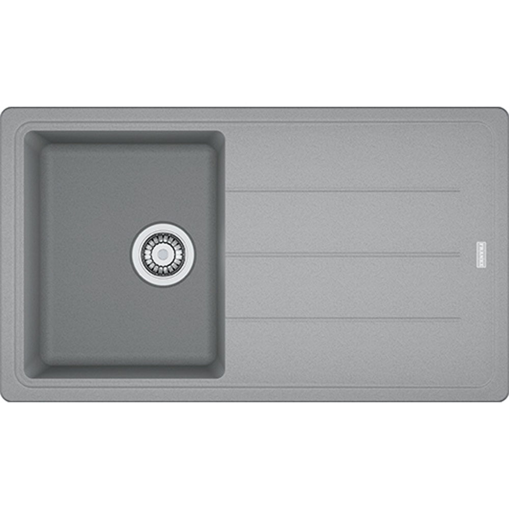 Franke Basis Bfg 611-86 Stone Grey Tek Gözlü Sağ-Sol Damlalıklı Granit Evye Hemen Al