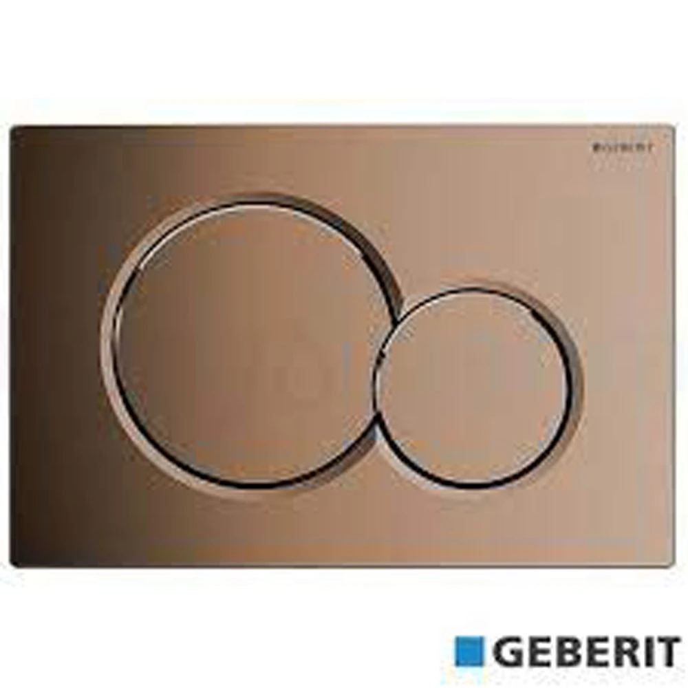 Geberit Kumanda Kapağı Sigma 01 - Çift Basmalı Pirinç