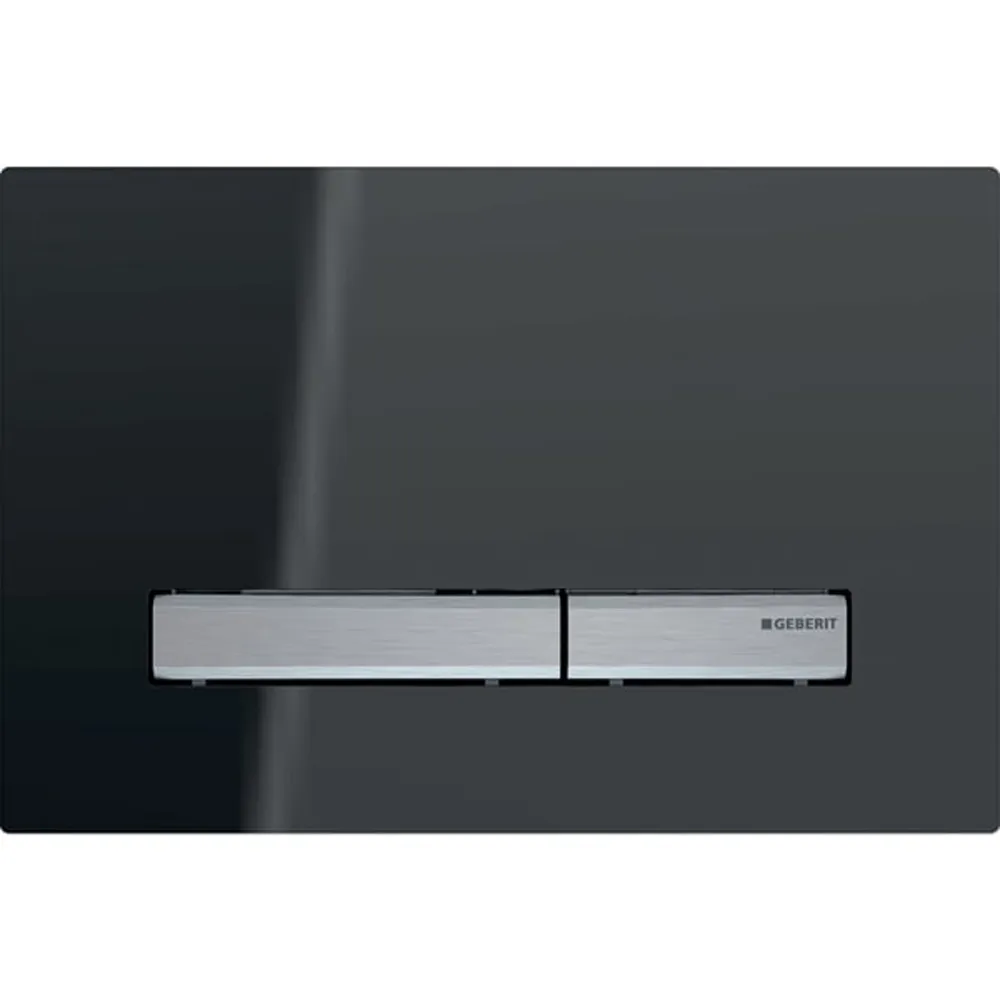 Geberit Kumanda Kapağı Sigma50 - Çift Basmalı Antrasit / Krom
