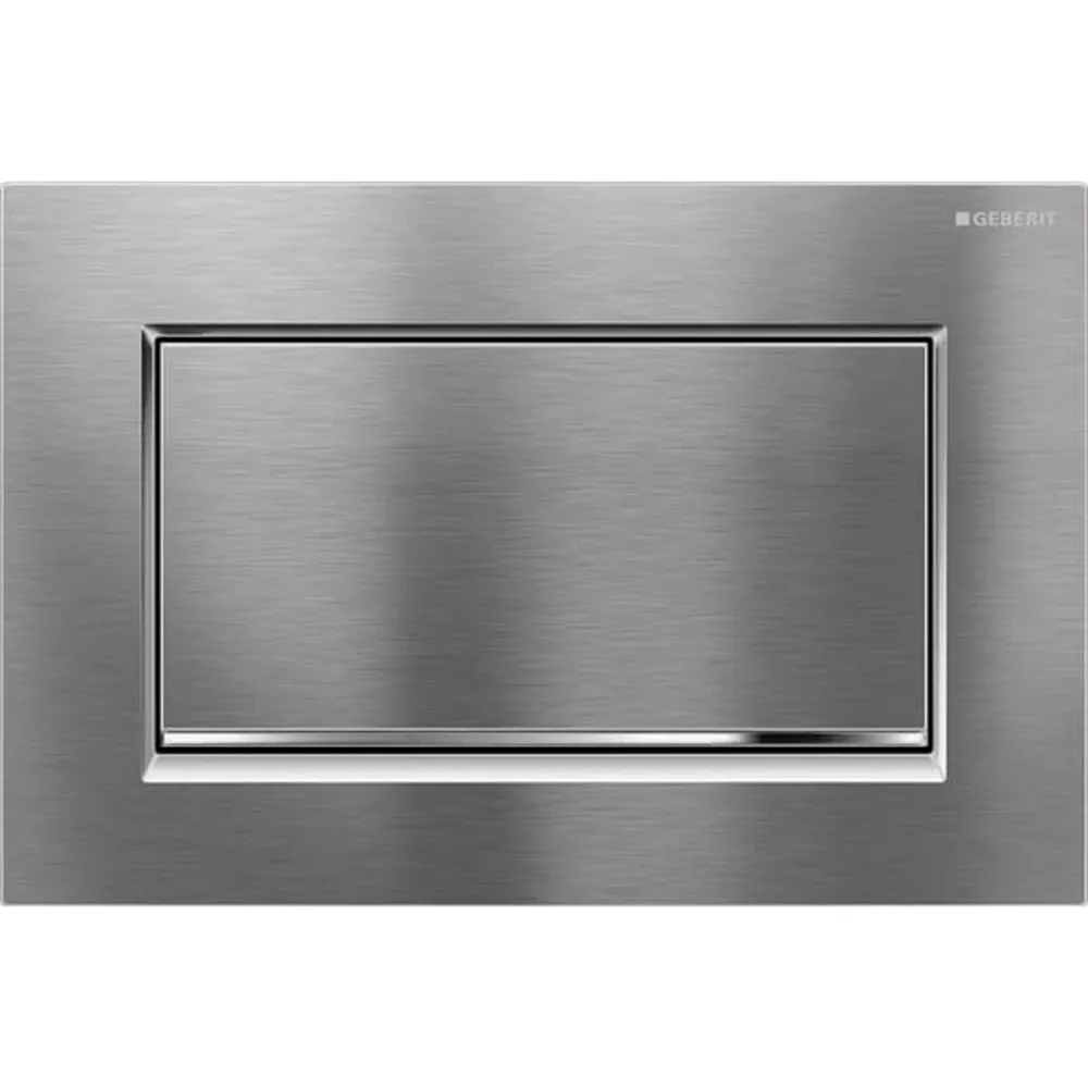 Geberit Kumanda Kapağı Sigma30 - Tek Basmalı Krom / Parlak / Krom