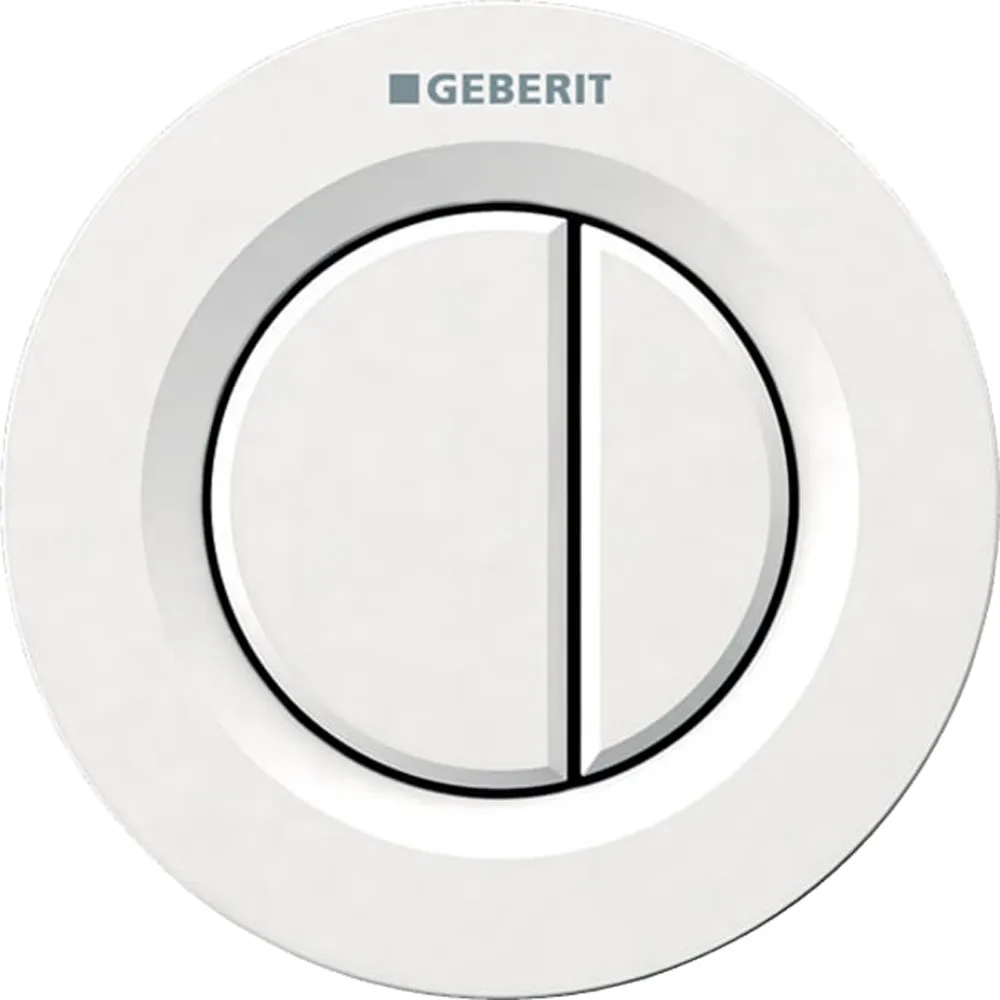 Geberit Type 01 - 12 Cm - Çift Basmalı Beyaz Hemen Al