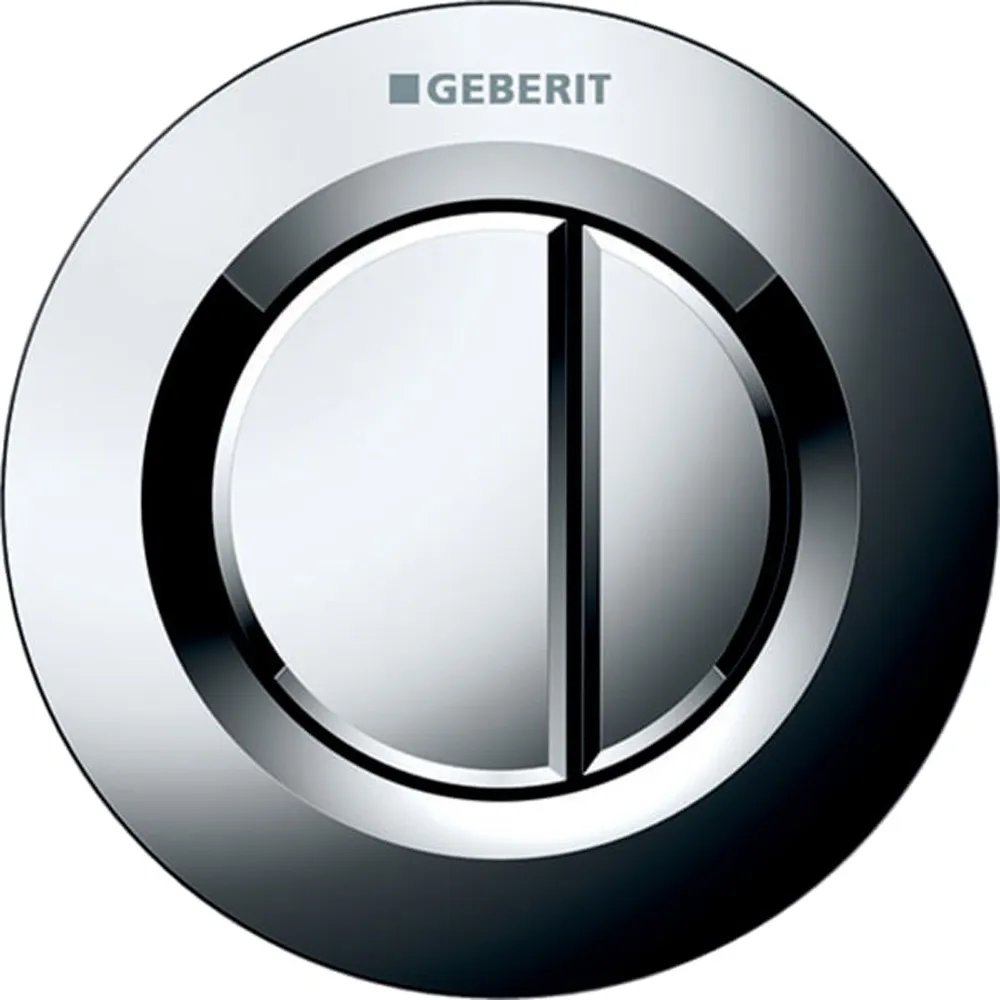 Geberit Type 01 - 12 Cm - Çift Basmalı Parlak Krom Hemen Al