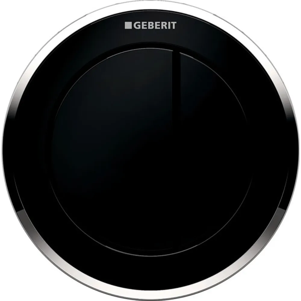 Geberit Type 8 - 12 Cm - Çift Basmalı Siyah / Parlak / Siyah