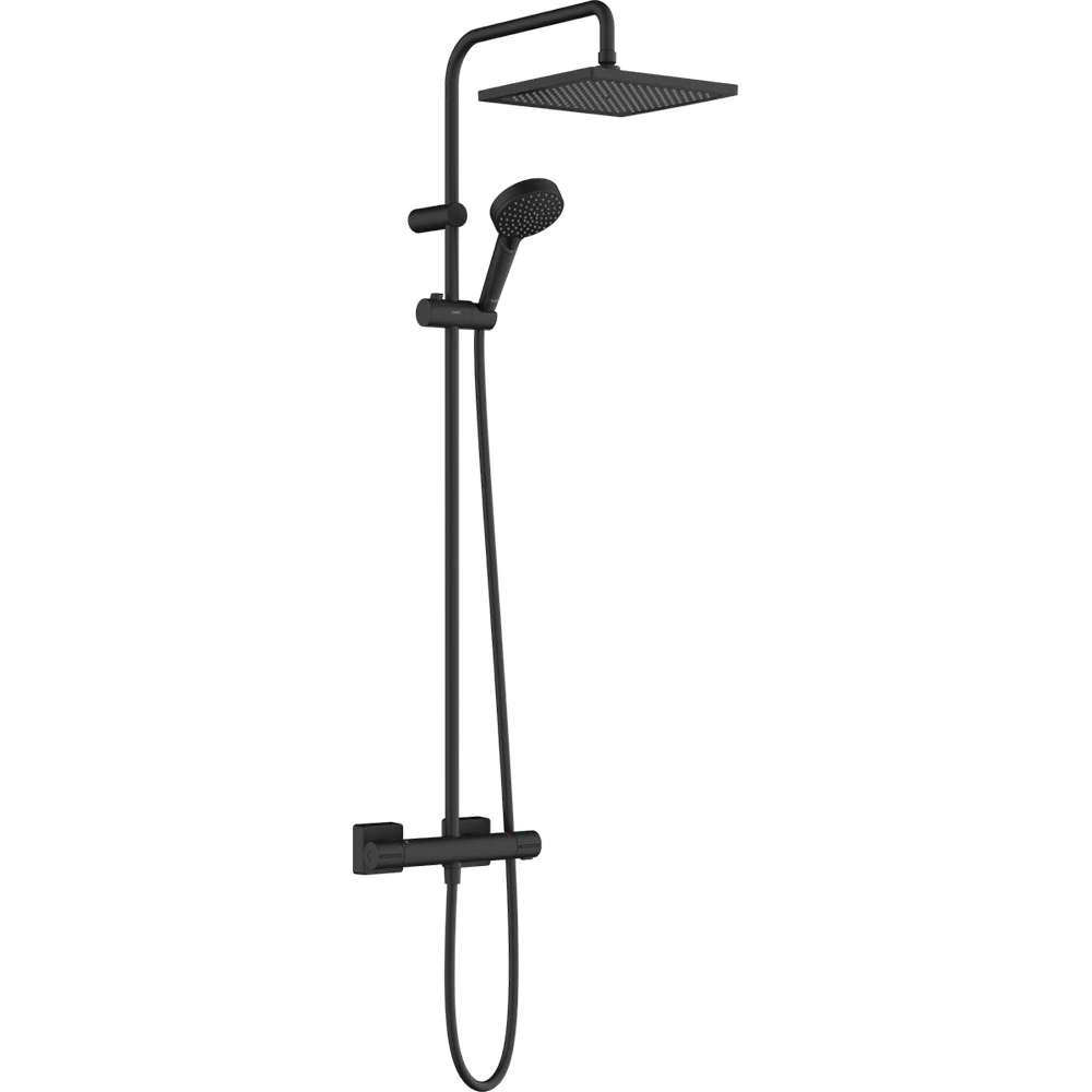 Hansgrohe Vernis Shape 240 Satin Siyah Duş Kolonu 26427670 Hemen Al