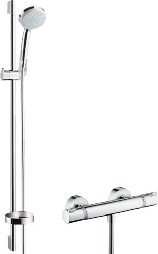 Hansgrohe Croma100 Vario Ecostat Comfort Termostat Batrayalı 90cm Eco Duş Seti Hemen Al