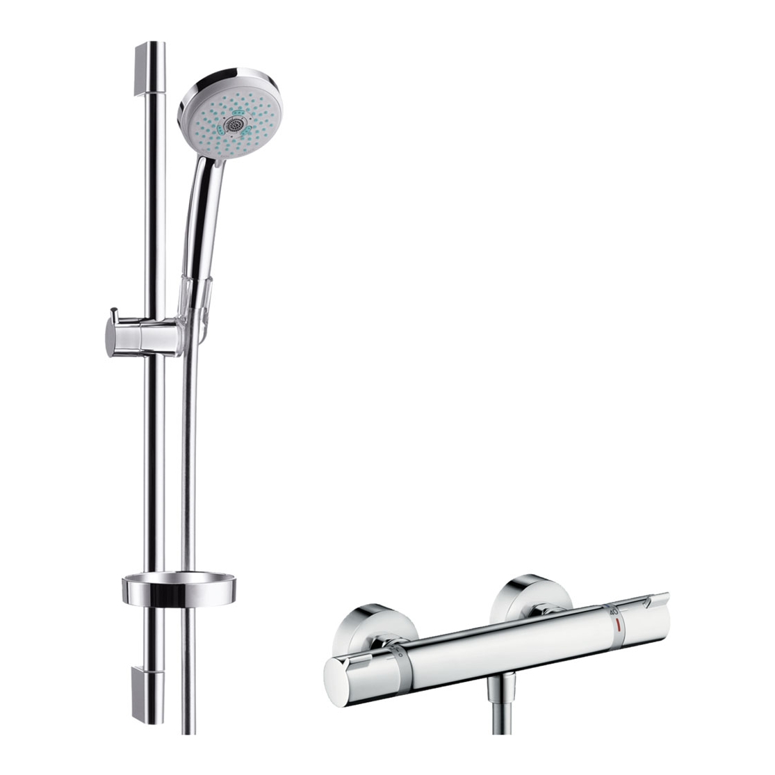Hansgrohe Croma100 Multi Ecostat Comfort Termostat Batrayalı 65cm Duş Seti Hemen Al