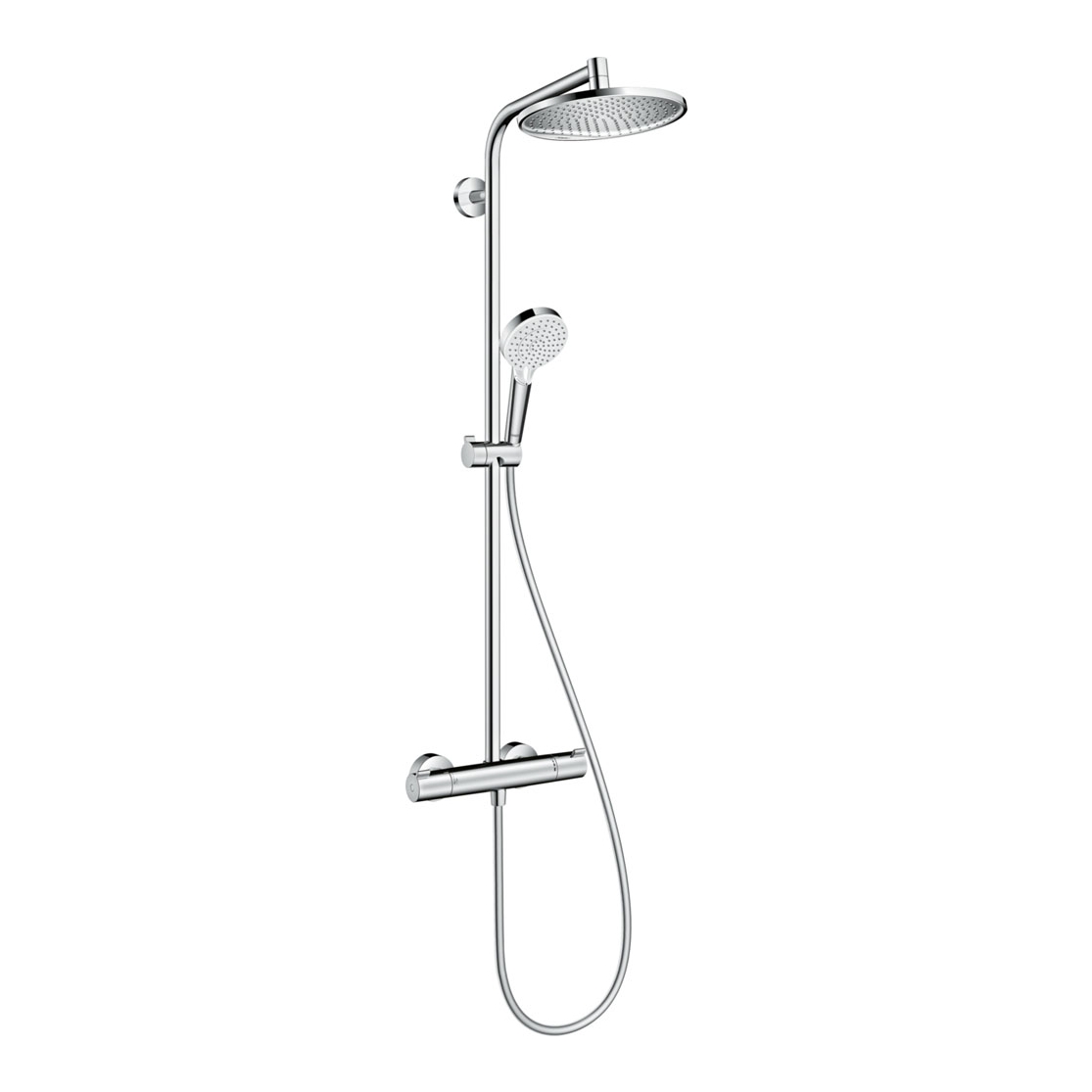 HansGrohe Crometta S240 1jet 24x24cm Eco Termostatlı Duş Kolunu Hemen Al