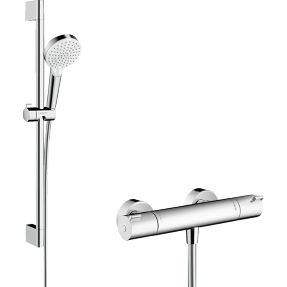 Hansgrohe Crometta Krom Beyaz Duşa kabin Seti 27812400 Hemen Al