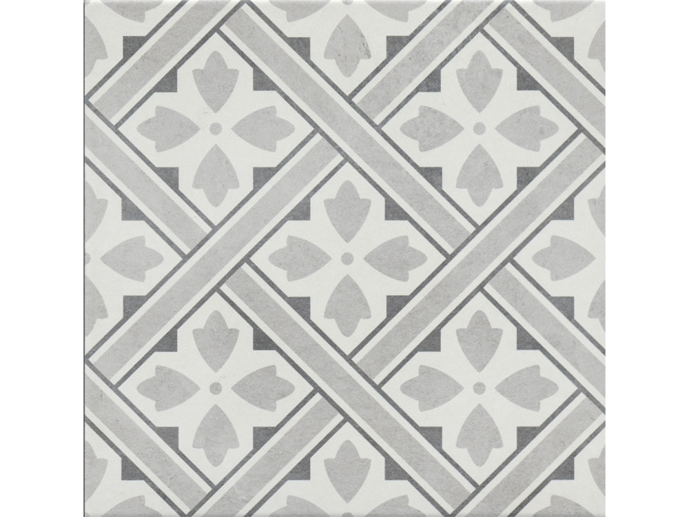 Çanakkale Seramik Gs-D4875 Ornament Geo Gri 33x33 Hemen Al