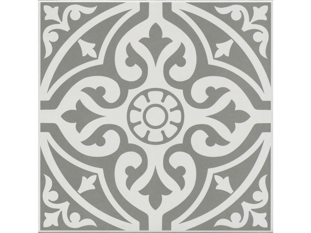 Çanakkale Seramik Gs-D4877 Ornament Klasik Gri 33x33 Hemen Al